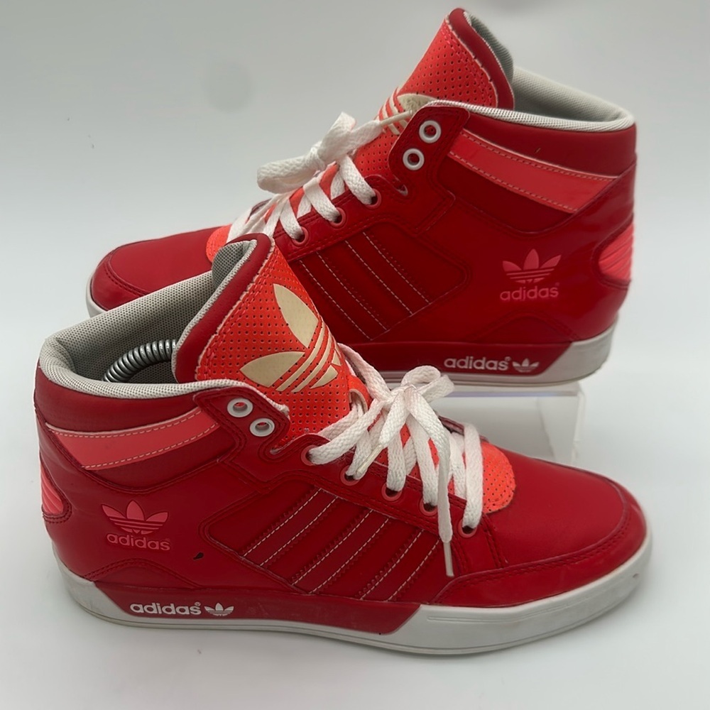 adidas Originals Hard Court Hi Women's Size 7 Red Sneakers